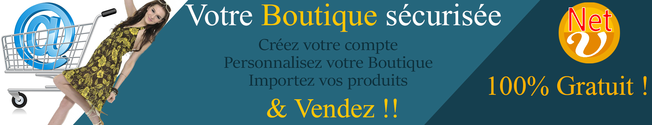 Créez votre boutique en ligne avec NetVente